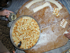 Muhacir mantı - a refugee recipe from Mustafapasa