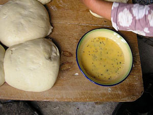 Baking bread in Cappadocia