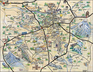 Maps of Cappadocia
